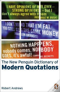 Capa do artigo New Penguin Dictionary Of Modern Quotations