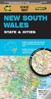 Capa do artigo New South Wales State & Cities Map 219 11th Ed Waterproof