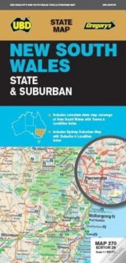 Capa do artigo New South Wales State & Suburban Map 270 29th Ed