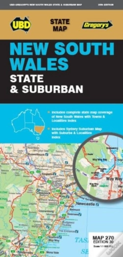 Capa do artigo New South Wales State & Suburban Map 270 30th