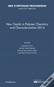 Capa do artigo New Trends In Polymer Chemistry And Characterization - 2014: Volume 1767