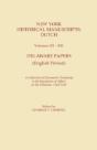 New York Historical Manuscripts - Preview