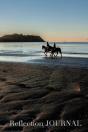 New Zealand Beach Reflection   Blank Page Journal - Preview