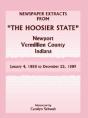 Newspaper Extracts From "The Hoosier Sta - Preview