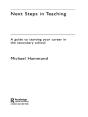 Next Steps In Teaching - Preview