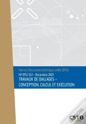 Nf Dtu 13.3 Travaux De Dallages - Conception, Calcul Et Execution - Edition De Decembre 2021