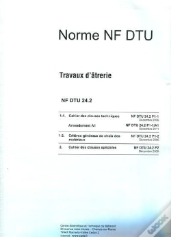 Capa do artigo Nf Dtu 24.2 Travaux D'Atrerie