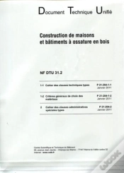 Capa do artigo Nf Dtu 31.2 Construction De Maisons Et Batiments A Ossature En Bois