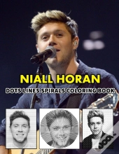 Niall Horan Dots Line Spirals Coloring Book