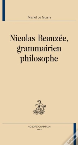 Capa do artigo Nicolas Beauzée, Grammairien Philosophe