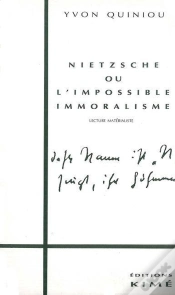 Capa do artigo Nietzsche Ou Impossible Immoralisme