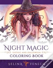 Night Magic - Gothic And Halloween Coloring Book