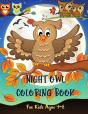 Night Owl Coloring Book For Kids Ages 4-8 - Preview