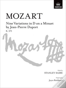 Capa do artigo Nine Variations In D On A Minuet By Jean-Pierre Duport, K. 573