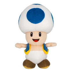 Capa do artigo Nintendo Together+ - Super Mario All Star Collection Plush: Toad Blue 20cm