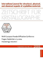 Ninth European Powder Diffraction Conference - Preview