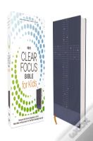 Nirv, Clear Focus Bible For Kids (Help Kids With Adhd Or Dyslexia Read With Confidence), Leathersoft, Blue