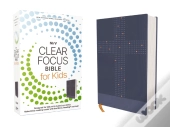 Nirv, Clear Focus Bible For Kids (Help Kids With Adhd Or Dyslexia Read With Confidence), Leathersoft, Blue