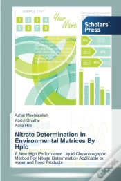 Capa do artigo Nitrate Determination In Environmental Matrices By Hplc