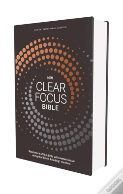 Capa do artigo Niv, Clear Focus Bible, Hardcover, Charcoal/Copper