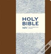 Niv Journalling Brown Imitation Leather Bible With Clasp