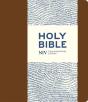Niv Journalling Brown Imitation Leather Bible With Clasp - Preview