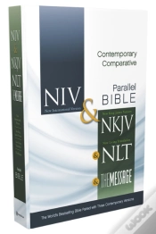 Capa do artigo Niv, Nkjv, Nlt, The Message, Contemporary Comparative Study Side-By-Side Bible, Hardcover