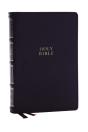 Nkjv, Compact Center-Column Reference Bible, Black Genuine Leather, Red Letter, Comfort Print (Thumb Indexed) - Preview