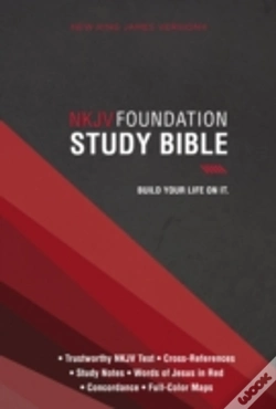 Capa do artigo Nkjv, Foundation Study Bible, Hardcover, Red Letter