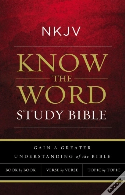 Capa do artigo Nkjv, Know The Word Study Bible, Red Letter