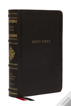 Capa do artigo Nkjv Large Print Reference Bible, Black Leathersoft, Red Letter, Comfort Print (Sovereign Collection)