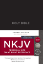 Nkjv, Reference Bible, Personal Size Giant Print, Hardcover, Black, Red Letter Edition, Comfort Print - Preview