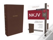 Capa do artigo Nkjv Single-Column Reference Bible Red Letter Edition (Brown)