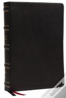 Nkjv, Single-Column Wide-Margin Reference Bible, Genuine Leather, Black, Red Letter, Comfort Print