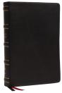 Nkjv, Single-Column Wide-Margin Reference Bible, Genuine Leather, Black, Red Letter, Comfort Print - Preview