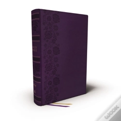 Capa do artigo Nkjv, Single-Column Wide-Margin Reference Bible, Leathersoft, Purple, Red Letter, Comfort Print