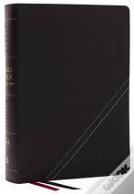 Nkjv, Word Study Reference Bible, Bonded Leather, Black, Red Letter, Thumb Indexed, Comfort Print