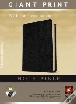 Capa do artigo Nlt Holy Bible, Giant Print, Black, Indexed