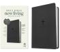 Nlt Large Print Premium Value Thinline Bible, Filament Enabled (Leatherlike, Black Cross) - Preview