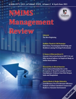 Capa do artigo Nmims Management Review - April-June 2021