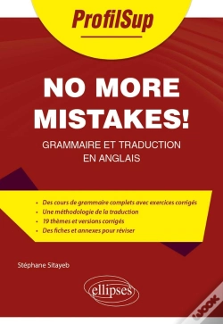 Capa do artigo No More Mistakes! Grammaire Et Traduction En Anglais