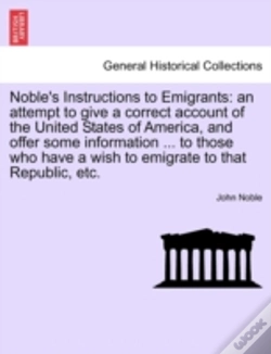 Capa do artigo Noble'S Instructions To Emigrants: An At