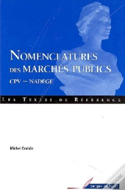 Capa do artigo Nomenclature Des Marchés Publics ; Cpv-Nadege