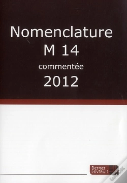 Capa do artigo Nomenclature M14 Commentee 2012