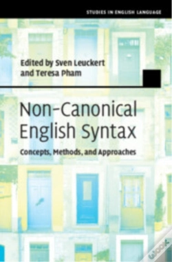 Capa do artigo Non-Canonical English Syntax
