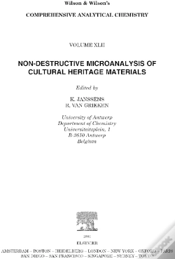 Capa do artigo Non-Destructive Micro Analysis Of Cultural Heritage Materials