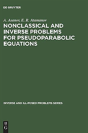 Nonclassical And Inverse Problems For Pseudoparabolic Equations - Preview