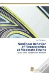 Nonlinear Behavior  Of Piezoceramics  At Moderate Strains
