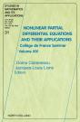 Nonlinear Partial Differential Equations And Their Applications - Preview
