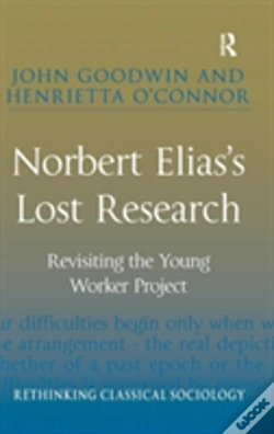 Capa do artigo Norbert Elias'S Lost Research